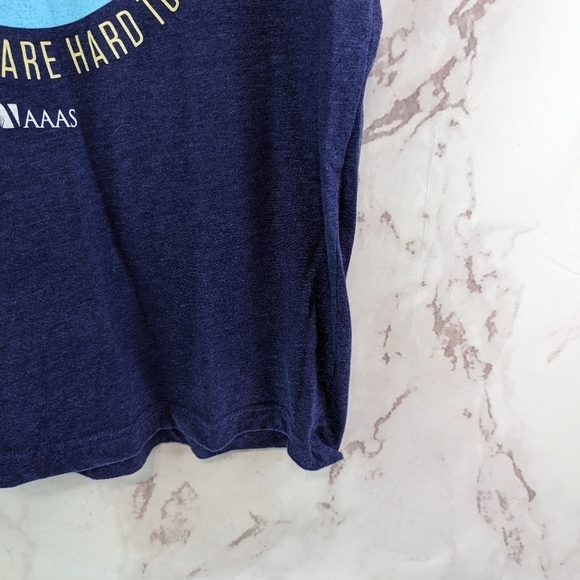 Science Shirt Men Small Good Planets Hard To Find Climate Change Evolution AAAS - Picture 4 of 11